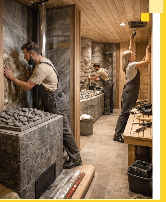 Строительство бань и SPA процедур в Энгельсе под ключ и отделкой