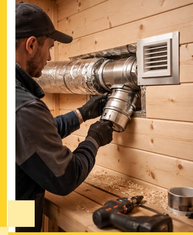 Монтаж вентиляции бани в Энгельсе от 12791 р. | ЭриданЭнг