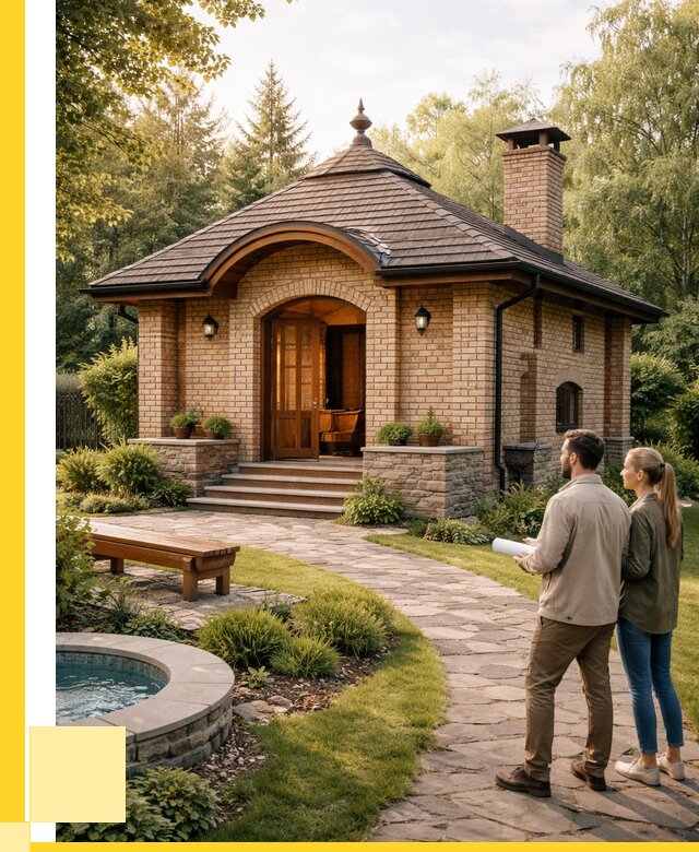 Проект кирпичной бани в Энгельсе от 31977 р. | ЭриданЭнг