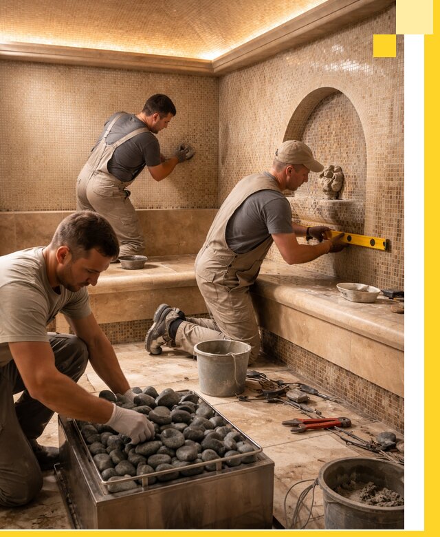 Проектирование и строительство хамама и сауны в Энгельсе