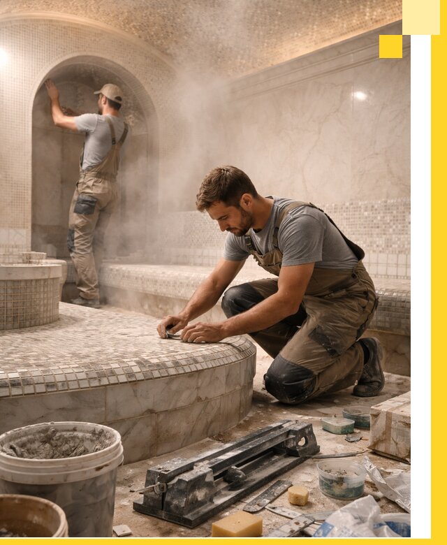 Профессиональный дизайн хамама и SPA под ключ в Энгельсе